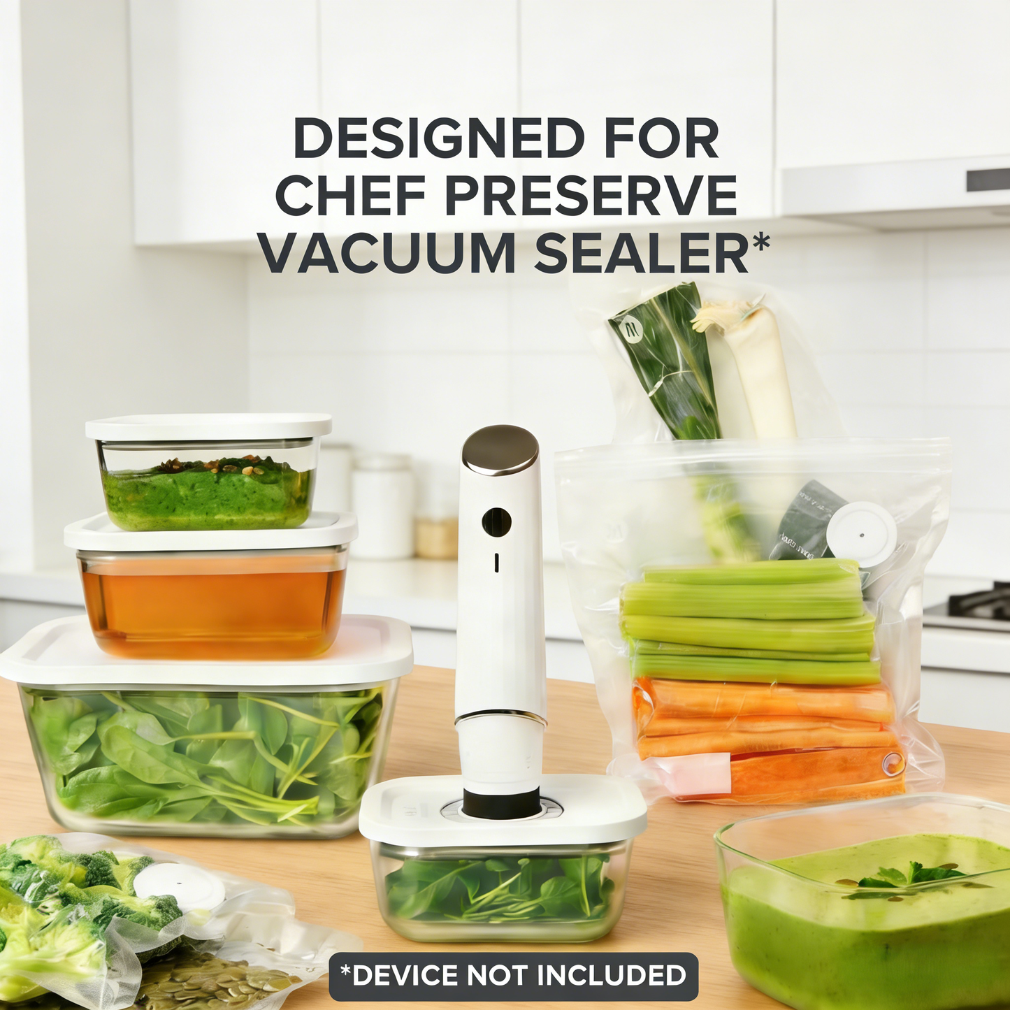 Premium Vacuum Seal Glass Food Storage Containers Set – Airtight, BPA-Free, for Meal Prep & Freshness Preservation