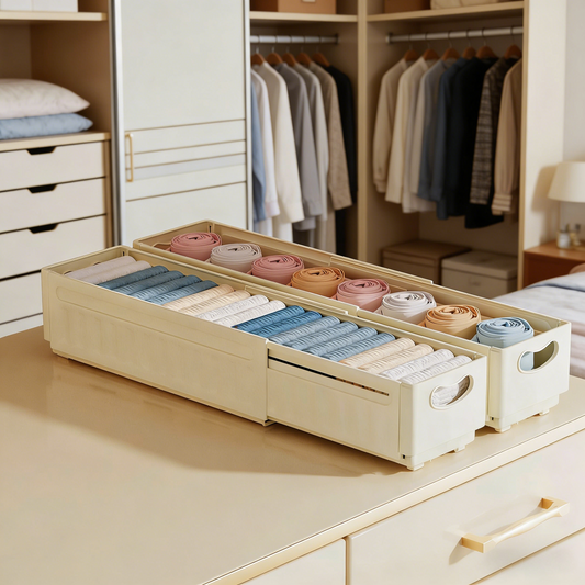 Vintage Metal Storage Case - Multipurpose Hard Shell Pencil & Tool Box